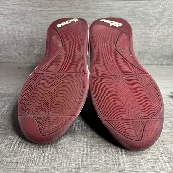 Clove Nurses Shoes Royal Maroon Slip On Drawstring CL009 Women’s Size 9 - Picture 9 of 13